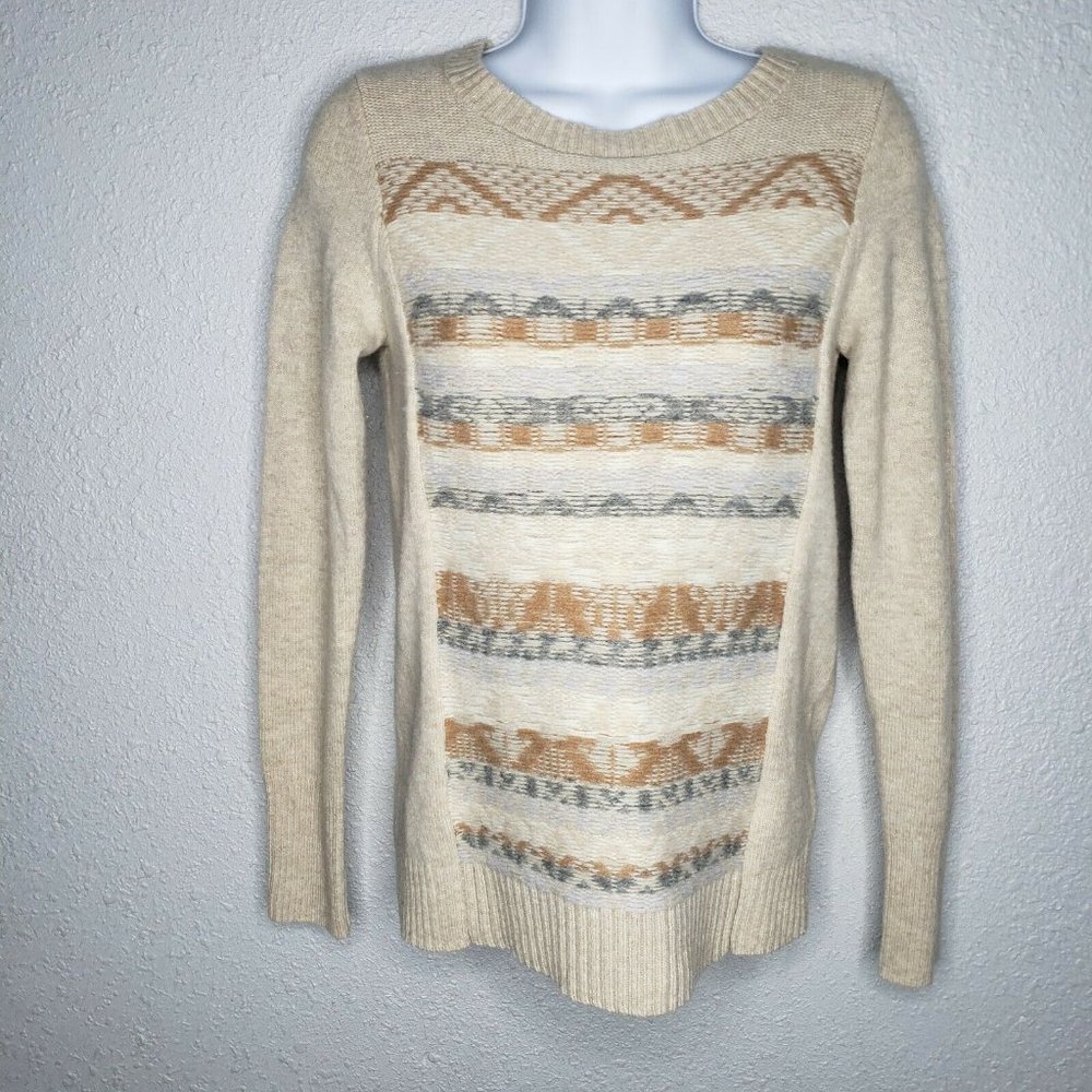 J. Crew Lambswool Fair Isle Sweater XXS